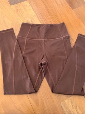 Victoria's Secret Brown High-Waist Leggings with Pockets
